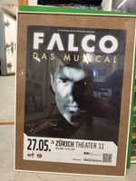 Konzertplakat gerahmt