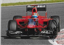 Glock, Marussia 2012, original signiert!