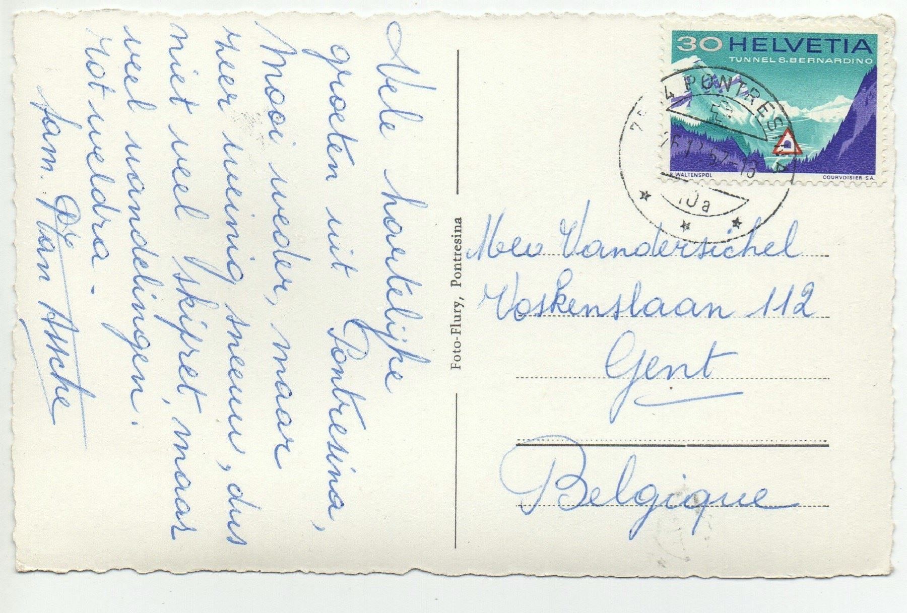 Cartes postales: PONTRESINA Dorfstrasse – D'occasion à Jona par philajona 1