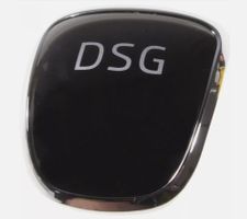 Skoda DSG Schaltknauf-Plakette Automatik Schwarz/Silber NEU