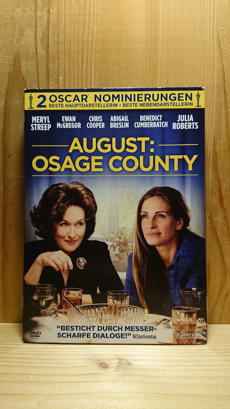 Tutti i DVDs: AUGUST OSAGE COUNTY DVD mit Meryl Streep – Usato da Wilderswil venduto da Exebub