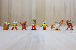 7 Disney-Comic-Figuren Heimo, Bambi, A-Hörnchen, Winnie 60er