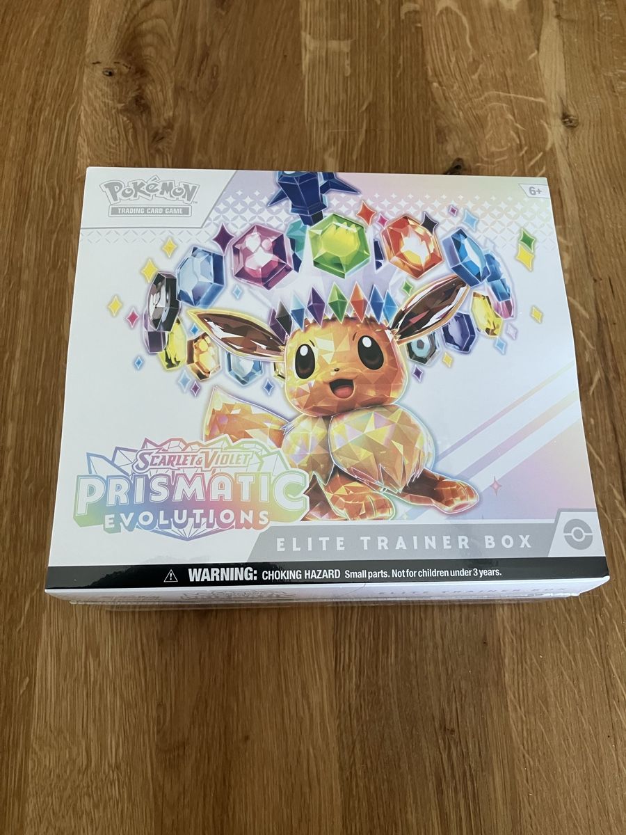 Pokémon Carte collezionabili: Pokémon ETB elite trainer box prismatic évolutions «🇬🇧 » – Nuovo e nell'imballaggio originale da Châtel-St-Denis venduto da Lestresorsdugrenier