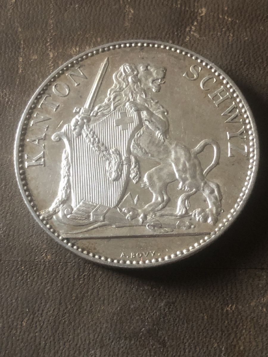 Medaglie: 5 Franken Schützentaler 1867 – Usato da Mühlethal venduto da nyffeler2815