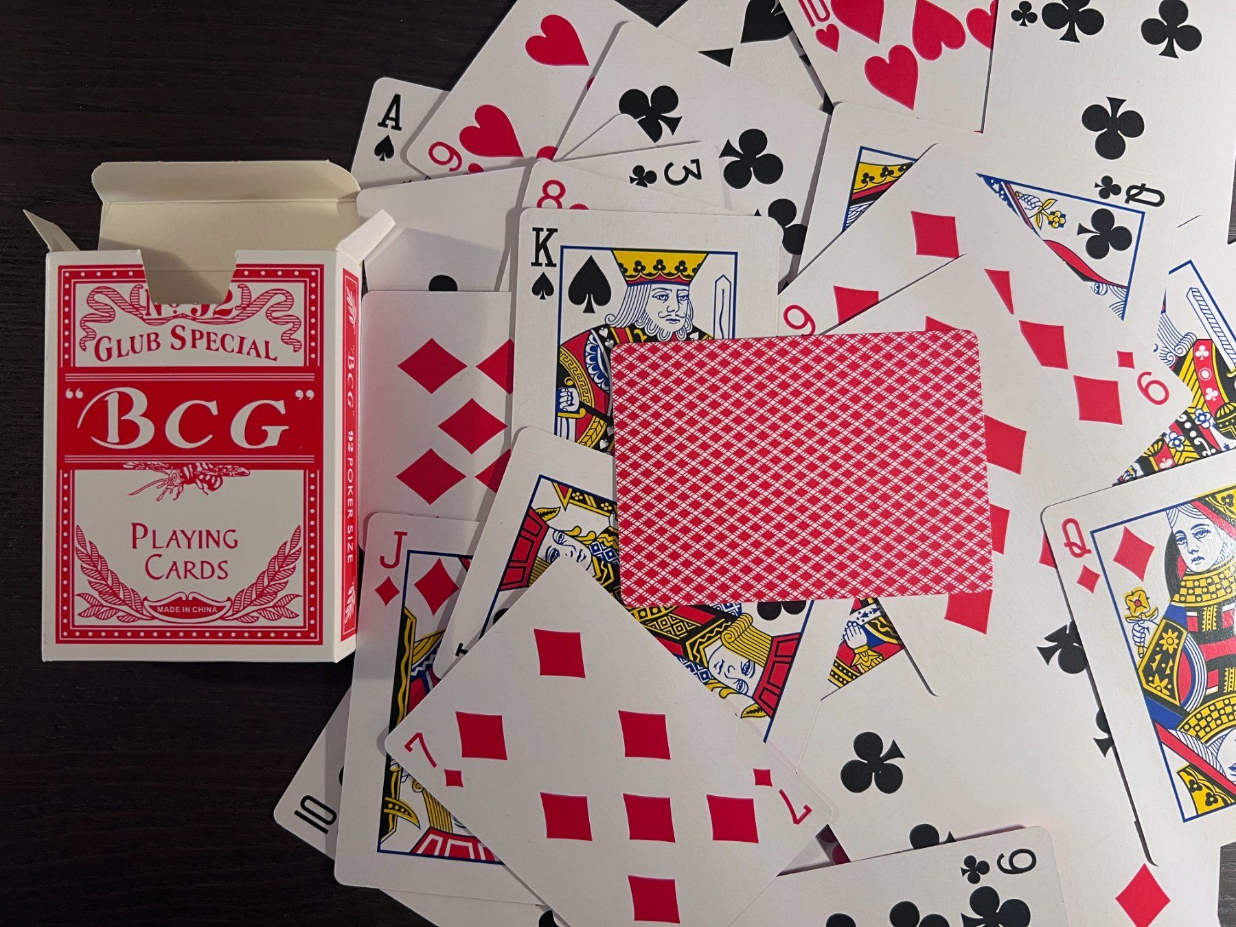 Giochi: Kartenspiel BCG blau & rot NEU – Nuovo e nell'imballaggio originale da Zürich venduto da F84 2