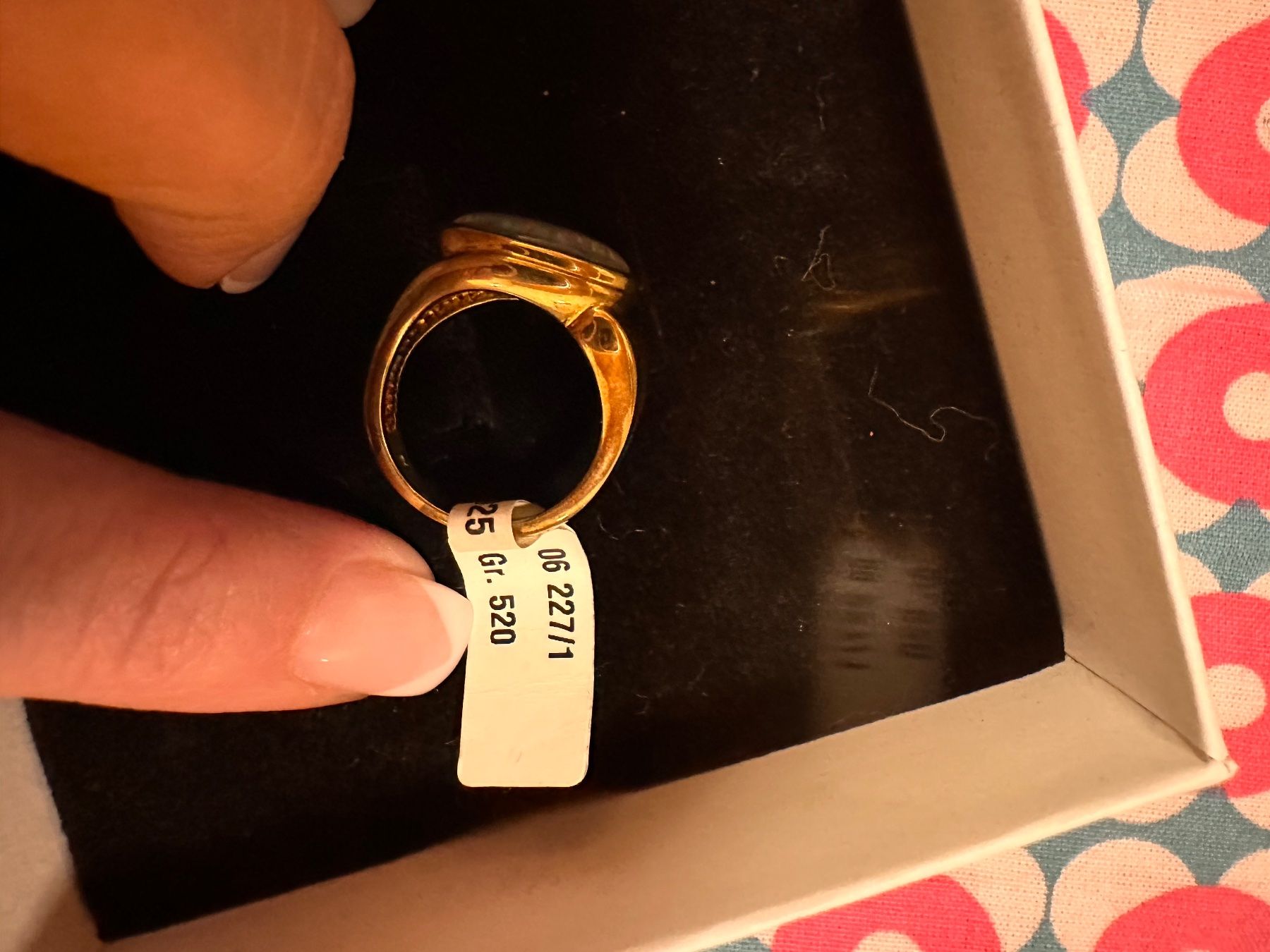 Anelli: Muttertag!  925 vergoldeter Ring mit tripletten Opal! 52! – Nuovo e nell'imballaggio originale da Arlesheim venduto da Naumba73 2