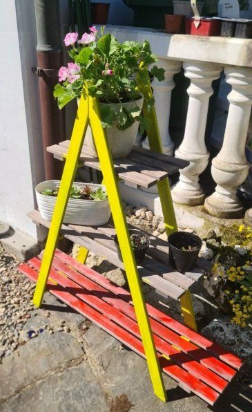 Altro per la casa: Holz Blumentreppe / Pflanzenleiter – Nuovo e nell'imballaggio originale da Oftringen venduto da Eylem79 5