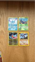 4 Pokemon Karten Glaziola Pionskora Rotom Aerodactyl