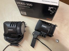 2x OSRAM Video 300, kompakt Videolampe, sehr schönem Zustand
