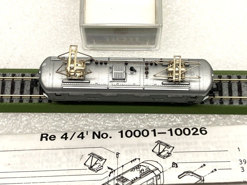 Hobbytrain Modelleisenbahnen: Hobbytrain 11011 N= Re 4/4I SBB 10026 HmBh Lausanne - grün – Gebraucht aus Thun von retoolinoo 5
