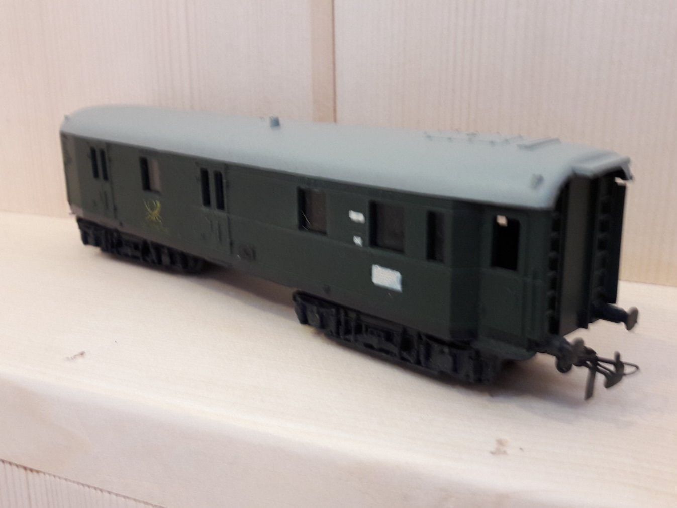 Modellini di ferrovie: Schicht HO DC : DR fourgon postal 4 essieux – Usato da Buttes venduto da Cafe2005 5
