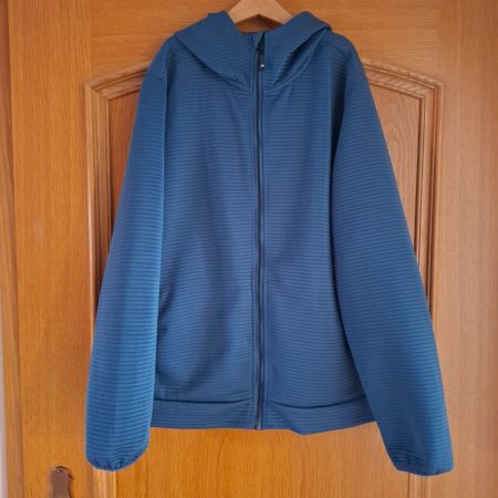 Damen Kapuzenjacke, petrolblau, Gr. 42