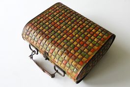antike Blechdose Huntley-Palmers "Handtasche"