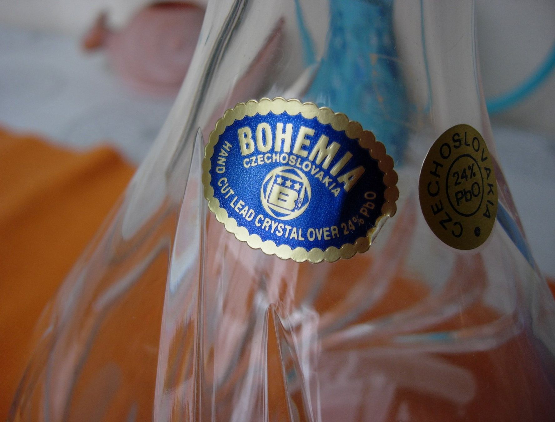 Caraffe: Kristallkaraffe Bohemia – Usato da Basel venduto da Grbina64 6
