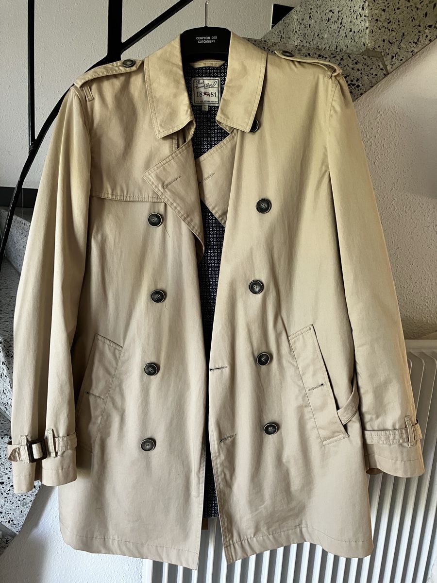 Paul Kehl Cappotti: Herrentrenchcoat Paul Kehl beige – Usato da Büsserach venduto da JNW013