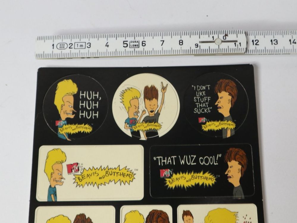 1993 Beavis & Butthead MTV Punchouts (Neu (gemäss Beschreibung)) in für ...