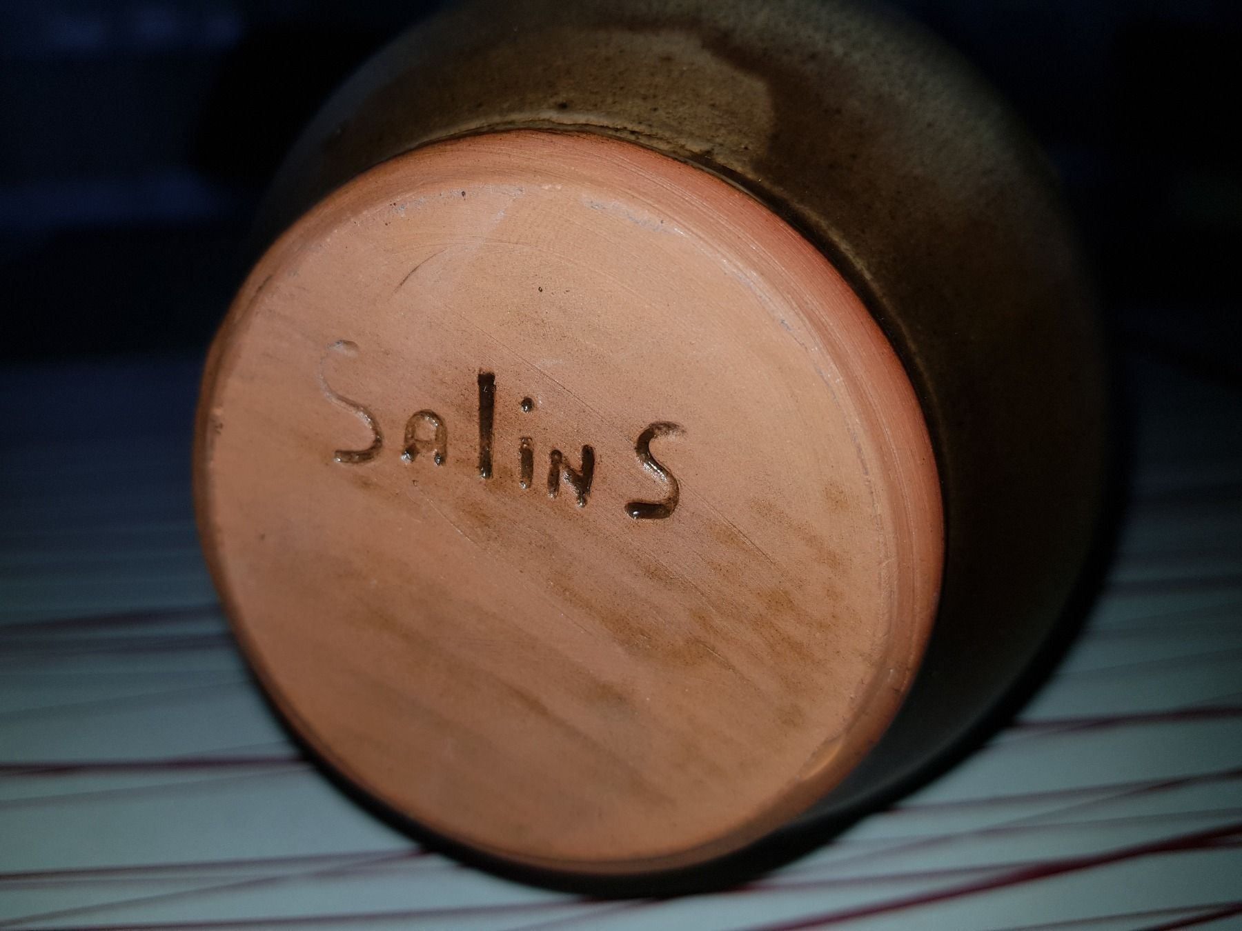 Vasi & Recipienti: Vase céramique signé "Salin S" – Usato da Cossonay-ville venduto da Super-Price-Quality 7