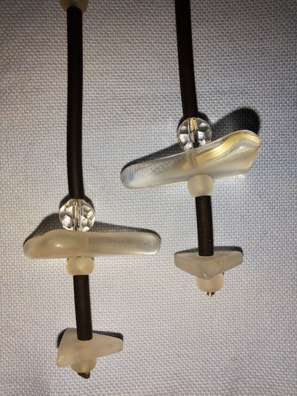 Orecchini pendenti & Orecchini a lobo: Elegante Ohrringe mit Glassteinchen – Usato da Dottikon venduto da Dea0015 1
