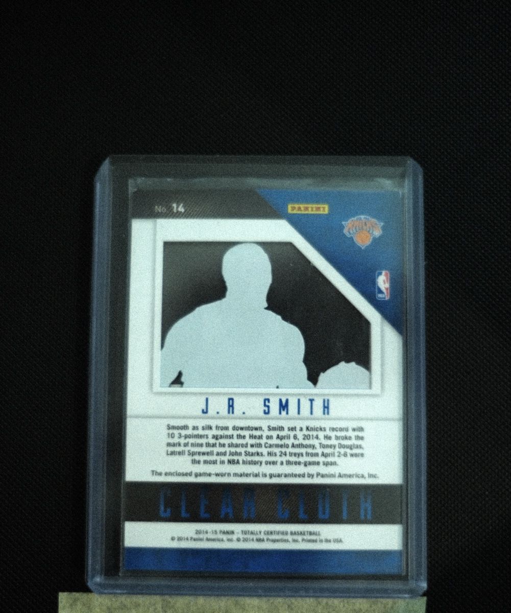 Nba Carte collezionabili: JR Smith Clear Cloth 85/299 – Nuovo (secondo la descrizione) da Lenzburg venduto da fastbreakcards 1