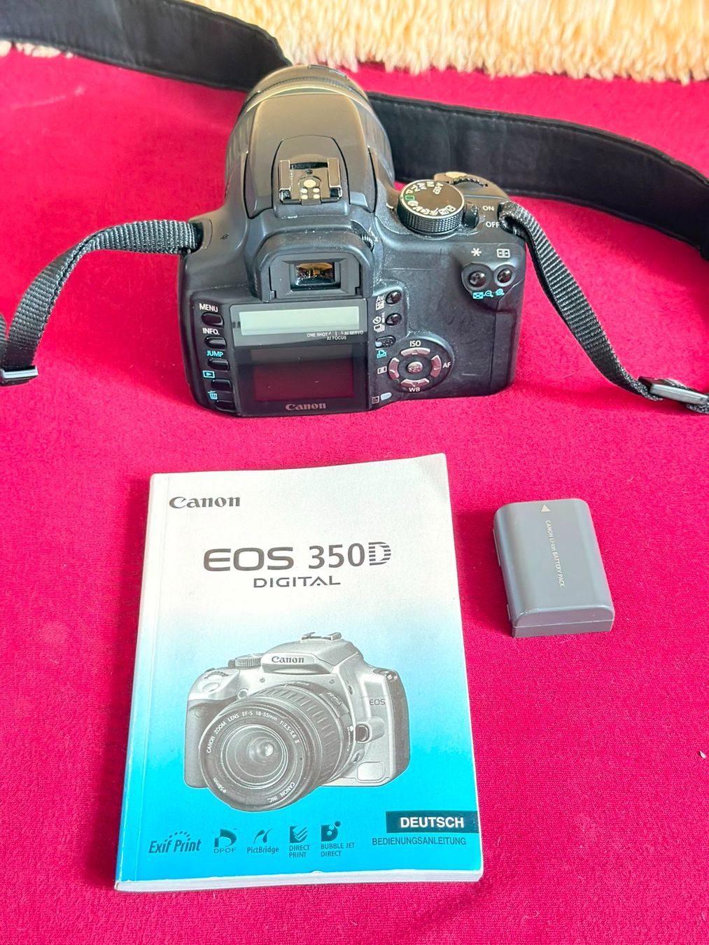 Canon Kamera: Canon EOS 350D mit zwei Akkus – Gebraucht aus Lachen SZ von Leo-Lisa 3