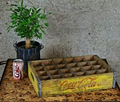 Coca Cola Kiste 1968, Holzkiste, USA