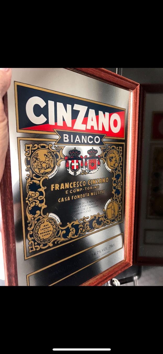 Specchi: Vintage CINZANO mirror – Nuovo (secondo la descrizione) da Lausanne venduto da NYC67 6