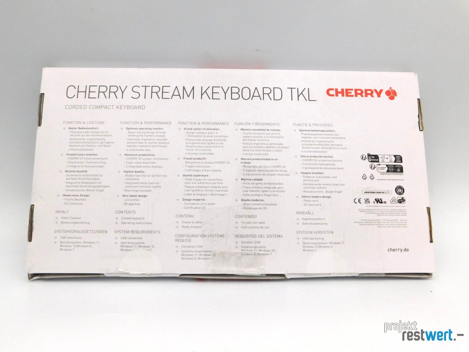 Tastiere: Tastatur von CHERRY – Nuovo (secondo la descrizione) da Bülach venduto da restwert_buelach 5