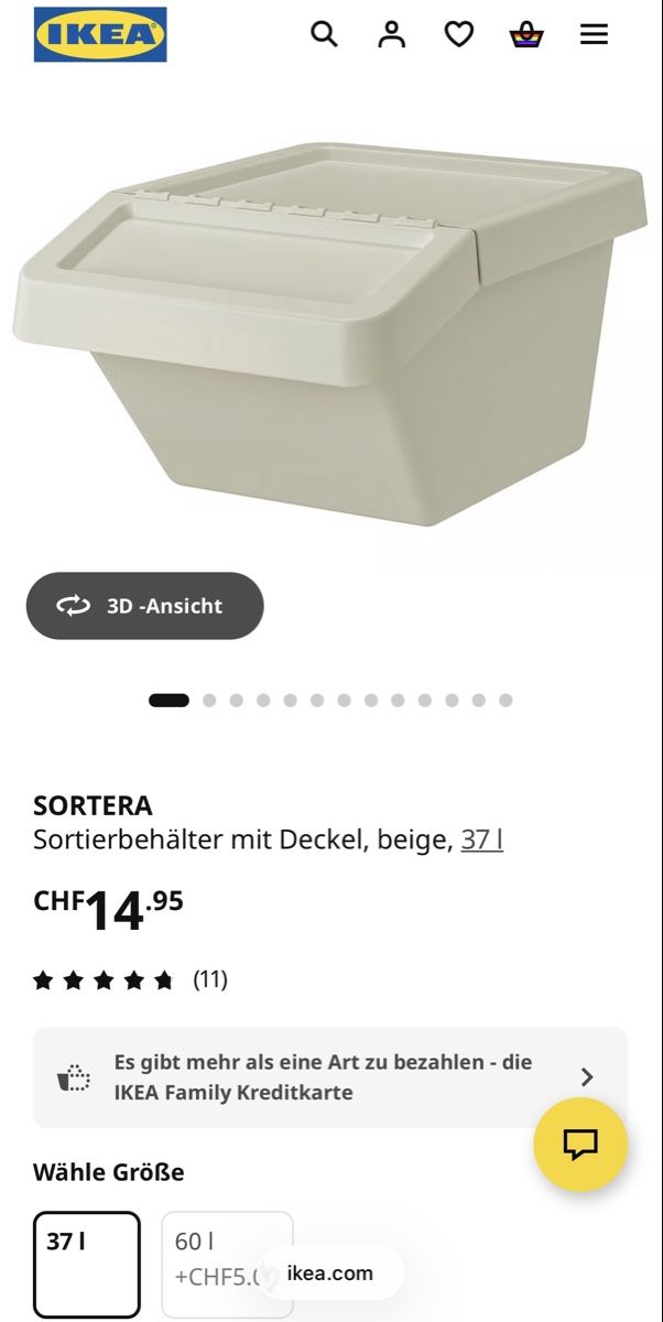 Ikea Contenitori & Simili: Sechs Ikea Sortera Sortierbehälter – Usato da Rafz venduto da Dilifledermaus 3