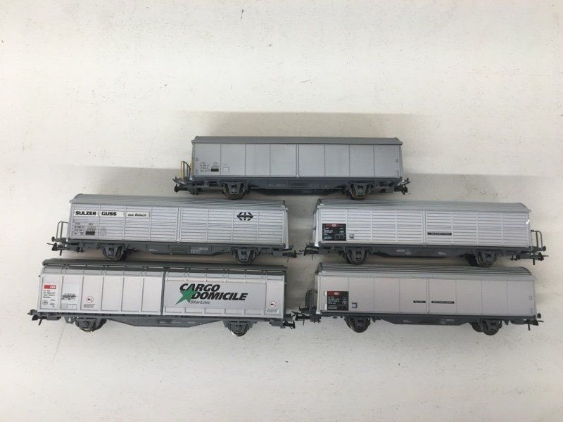 Roco Trains électriques: Spur H0 Roco SBB 5er Set Schiebewandwagen – D'occasion à Büsserach par ModellbahnDepot 3