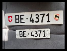 Nummernschild BE 4371