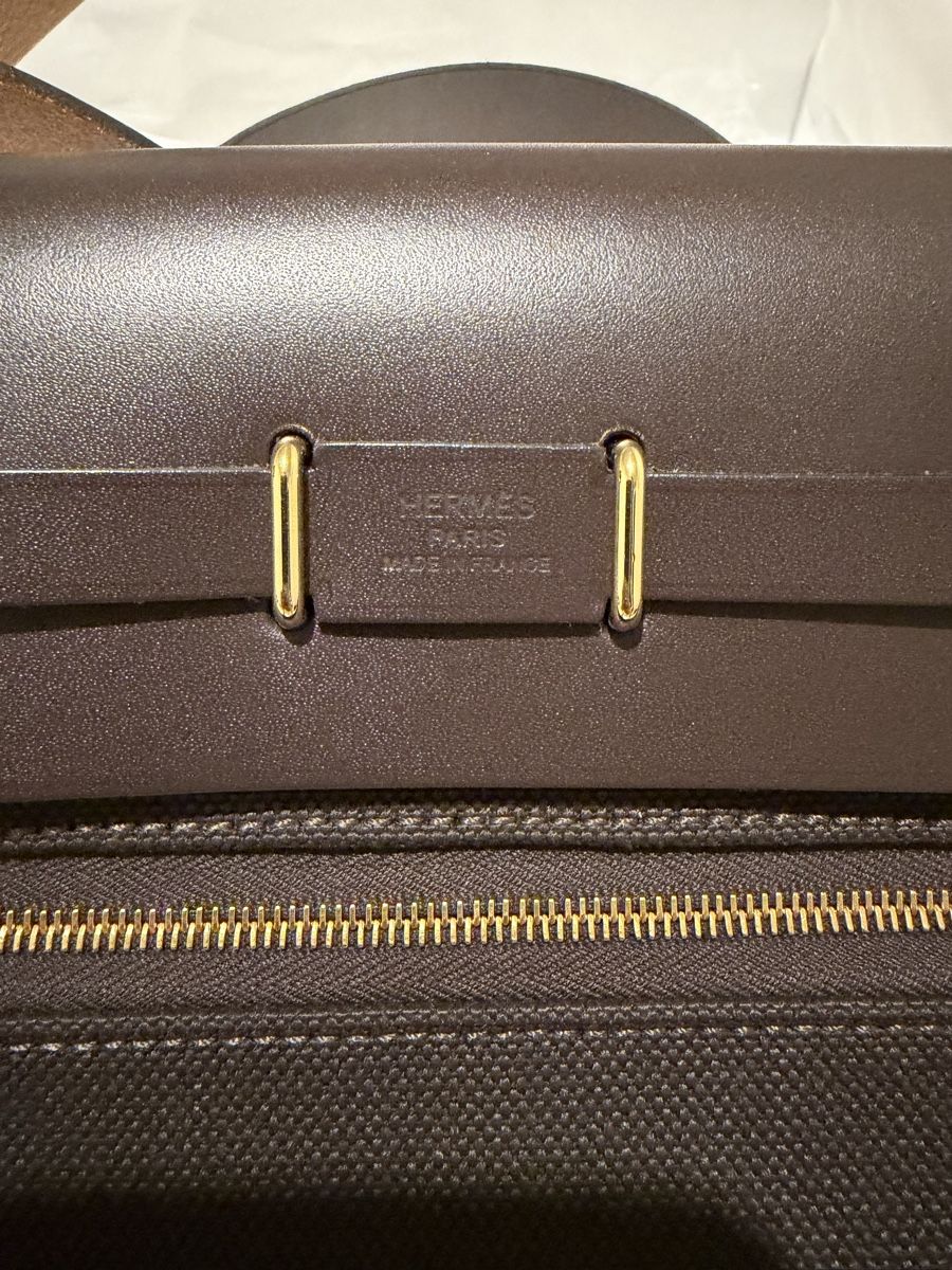 Hermès Borse da donna: Hermès Mini Herbag 20 bag, Ebene, new full set – Nuovo (secondo la descrizione) da Mies venduto da nic_yk5d 3