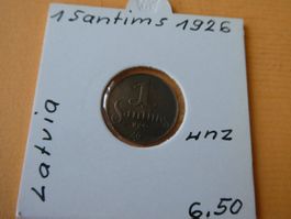 Lettland 1926, 1 Santims   unz