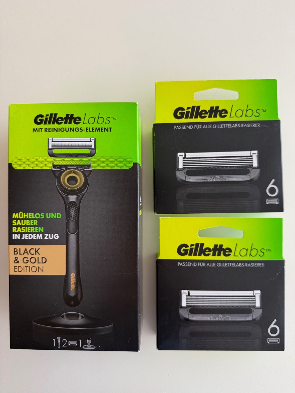 Rasoi & Lamette da barba: Gillette Labs, rasoir + lames, 15 pcs – Usato da St-Gingolph venduto da GoldenKeys