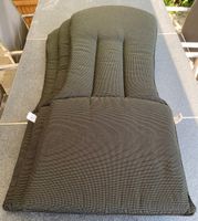 3 neue Sitzkissen für Gartenstühle Farbe anthrazyt/schwarz
