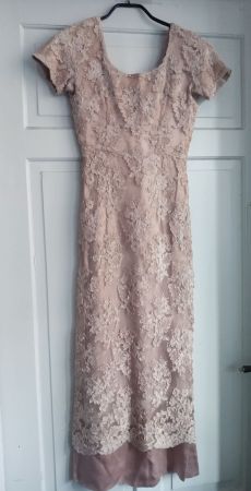 Antikes Spitzenkleid Retro Vintage Hochzeitskleid XS