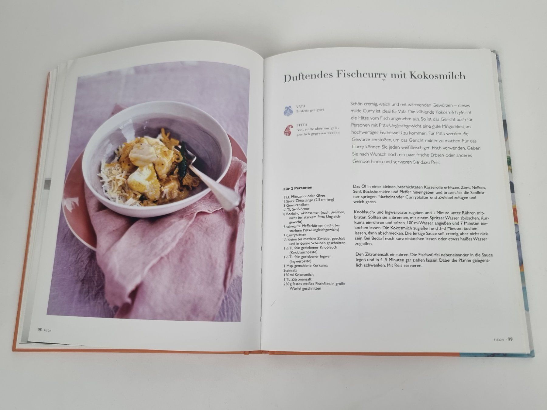 Libri: Ayurvedisch Kochen – Kochbuch – Usato da Urtenen-Schönbühl venduto da Restwert_Schoenbuehl 5