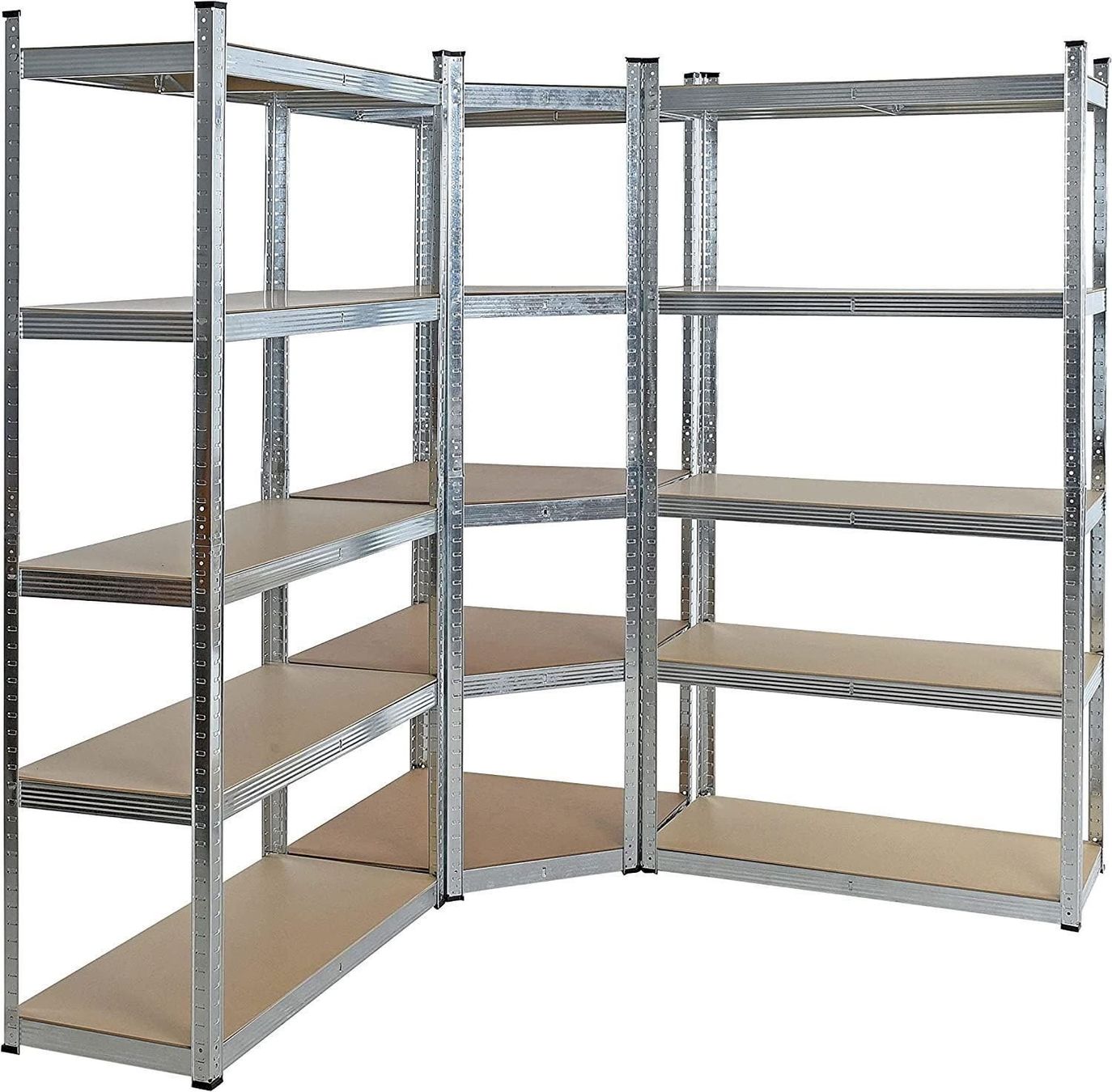 Altro per stoccaggio & trasporto: ESTEXO Metall Steckregal Set 180cm – Nuovo e nell'imballaggio originale da Bottighofen venduto da zaap 1