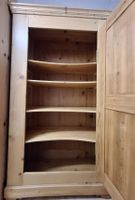 Antiker Kiefer Schrank ohne Schrauben mit Holzdübel