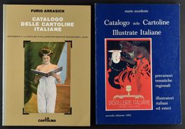 CATALOGO DELLE CARTOLINE ILLUSTRATE ITALIANE 1982, 1984,1985