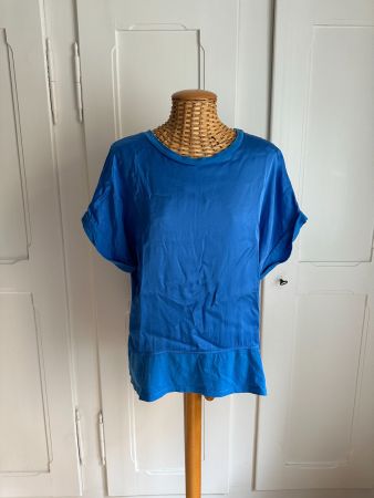 HEART KISS - T-Shirt hellblau L