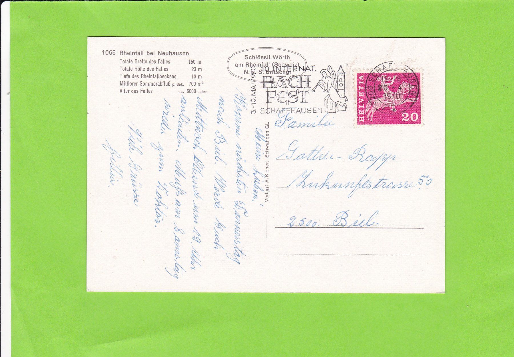 Cartes postales: Rheinfall – D'occasion à St. Peterzell par neckertal 1