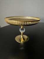 Golden Decorative Bowl Centerpiece Tazza
