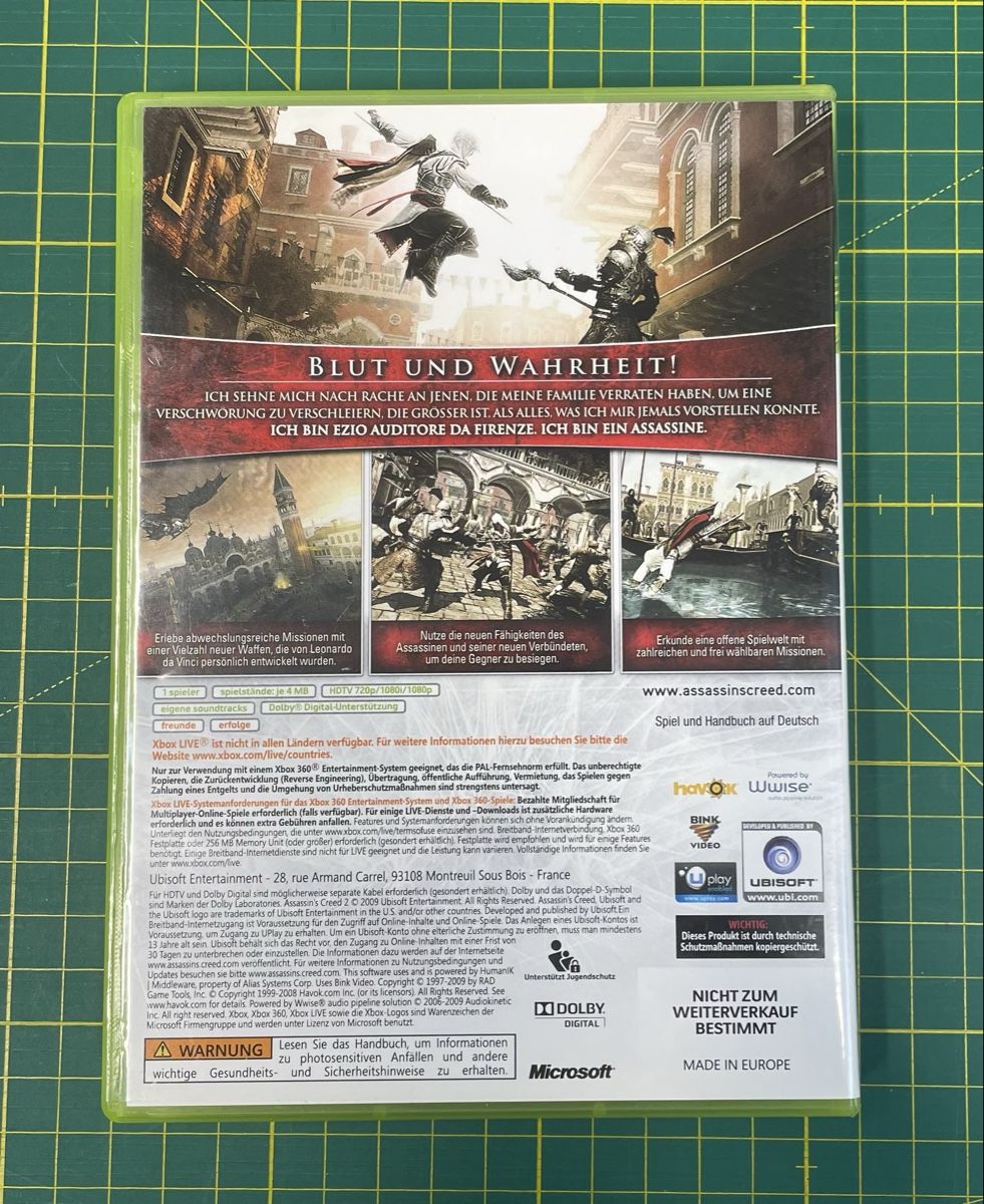 Microsoft Spiele: ASSASSIN’S CREED2 / XBOX360 – Gebraucht aus Obergösgen von File75 1