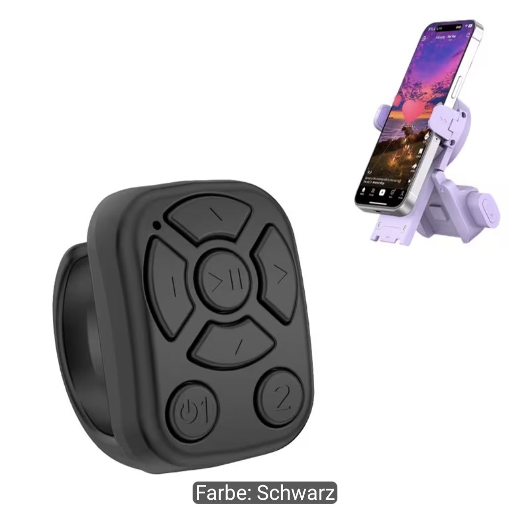 Telecomandi: Multifunktions-Fernbedienung Bluetooth schwarz neu – Nuovo (secondo la descrizione) da Zürich venduto da GorilKing 2