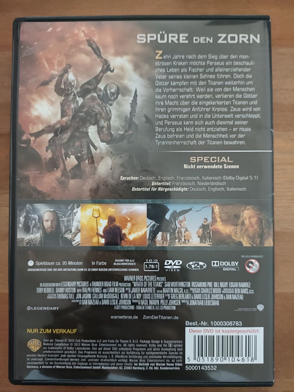 Alle DVDs: Zorn der Titanen – Gebraucht aus Aarau von d_m_bf6g 1