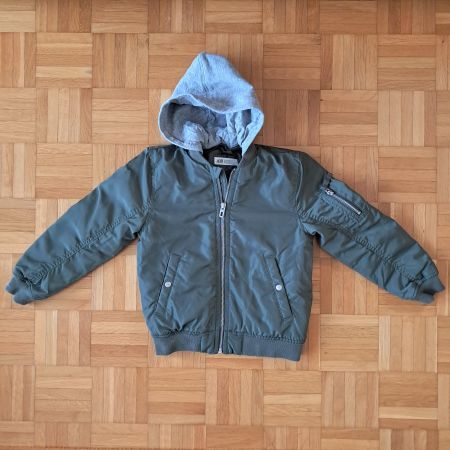 Uebergangsjacke mit Kapuze, Gr. 110/116
