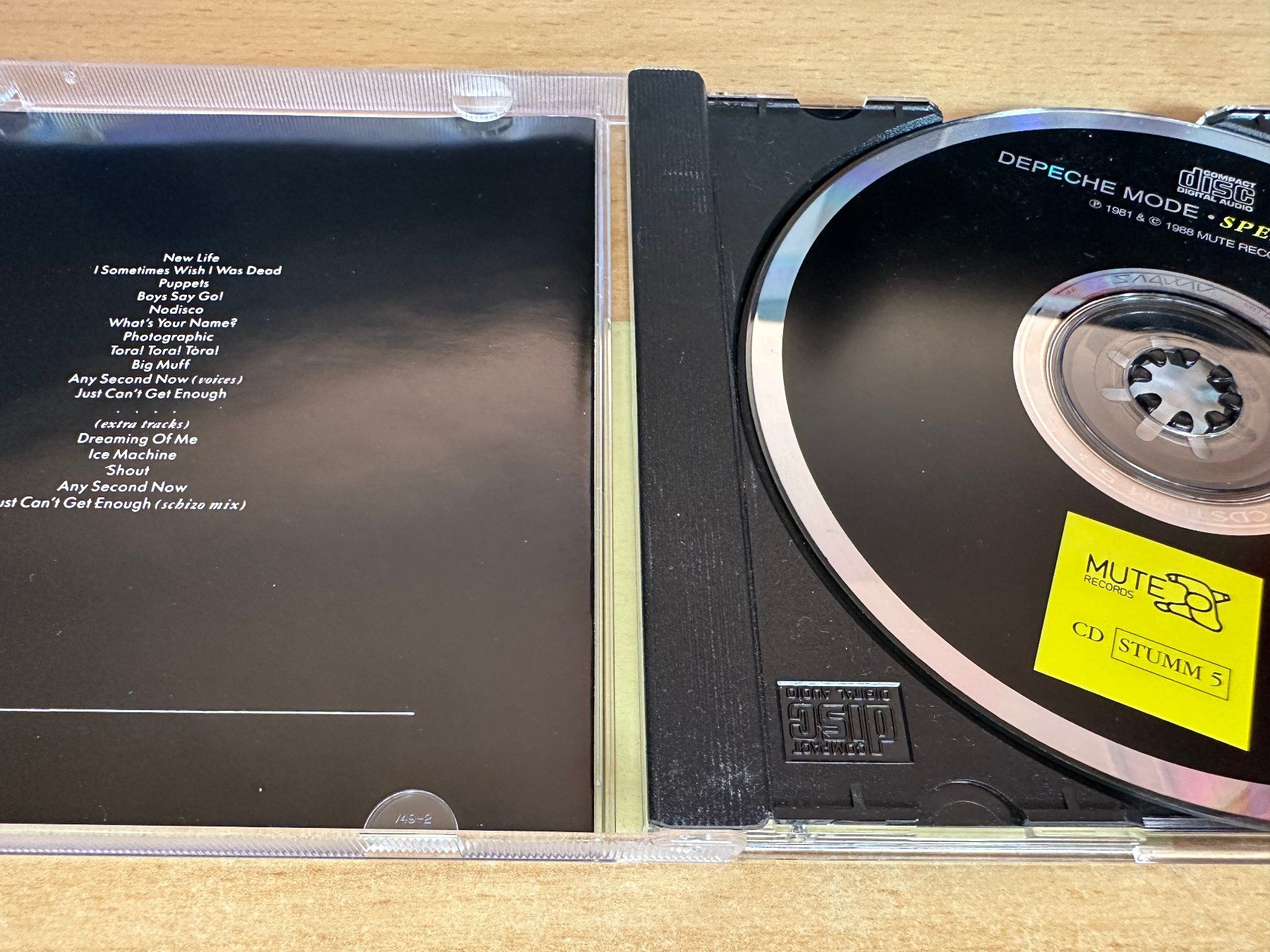 CDs: Depeche Mode – Speak & Spell – Gebraucht aus Rikon im Tösstal von Alpenmutz 2