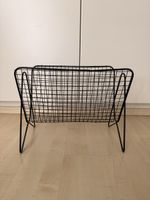Zeitungsständer / Papiersammler - Metall schwarz