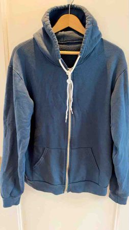 Kapuzenjacke American Apparel blau Grösse L