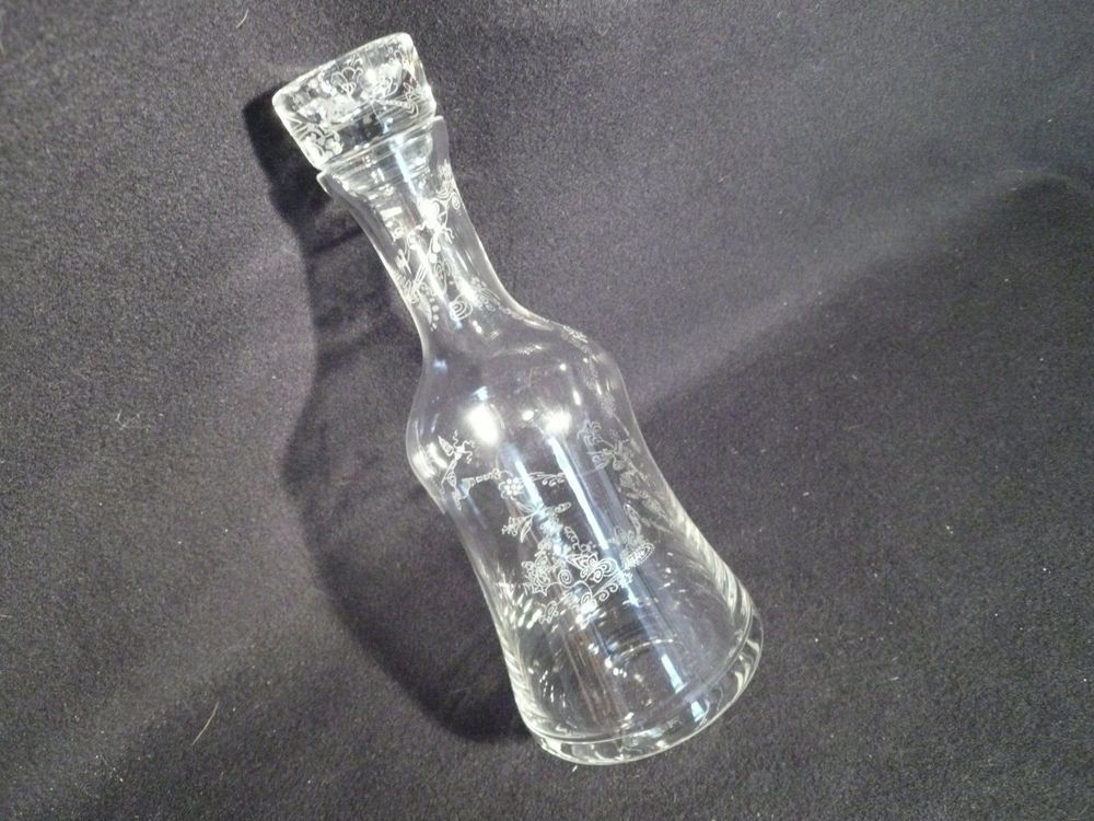 Carafes: Schön ziselierte Dekantier-Weinflasche – D'occasion à Grellingen par Antik-Kontor101 5